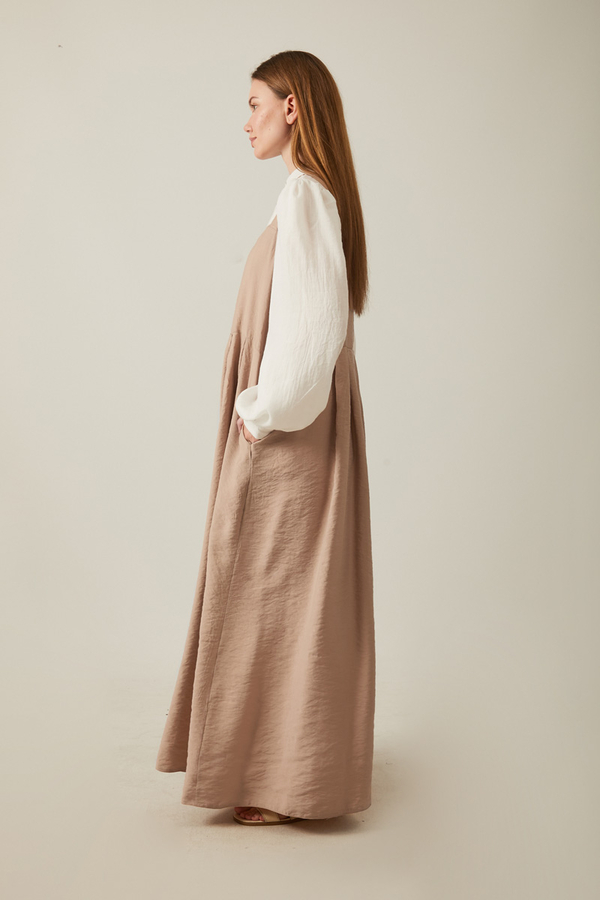 Pleated Modal Pinafore Vizon - 4