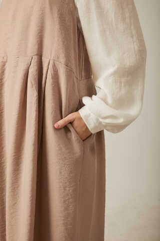 Pleated Modal Pinafore Vizon - 8