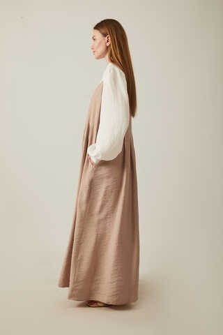 Pleated Modal Pinafore Vizon - 4