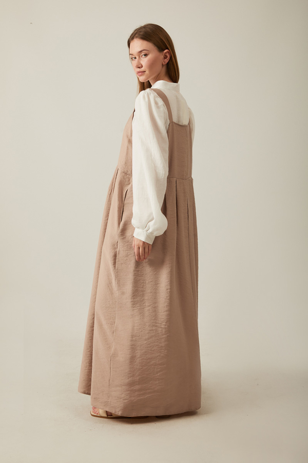 Pleated Modal Pinafore Vizon - 10