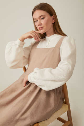 Pleated Modal Pinafore Vizon - 5