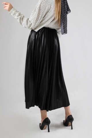 Pleated Skirt Black - 4