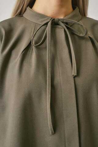 Pleated Stitch Shirt Sage Green - 6