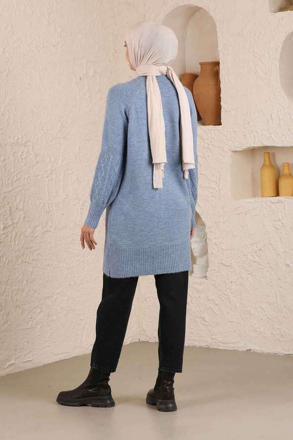 Pocket Sweater Blue - 8