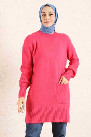 Pocket Sweater Pink - 5