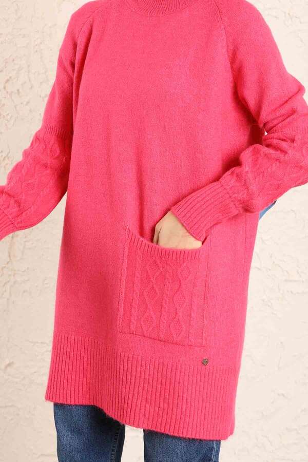 Pocket Sweater Pink - 6