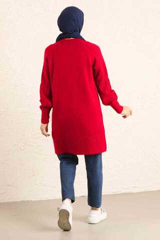 Pocket Sweater Red - 5