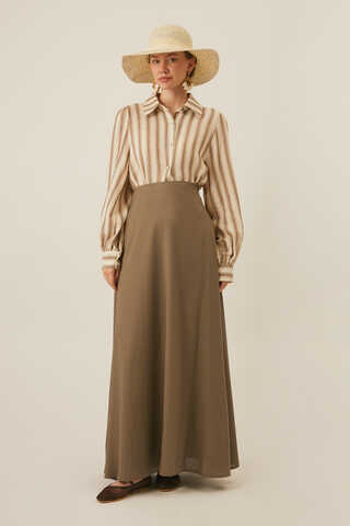 Pocketed Viscose-Linen Set – Earth Tone - 3