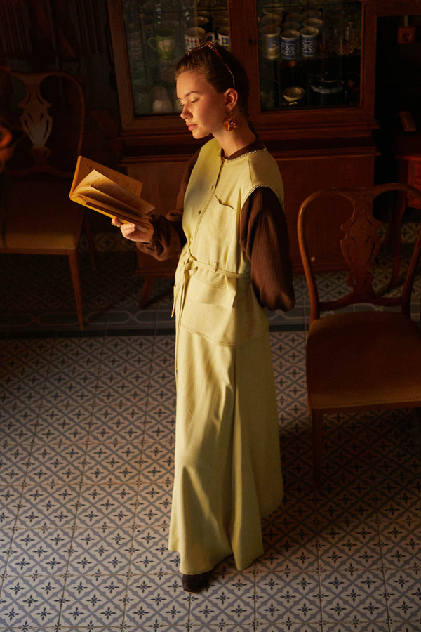 Cepli Viscon Keten Takım Sarı - 8