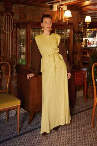 Cepli Viscon Keten Takım Sarı - 1