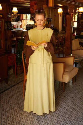 Cepli Viscon Keten Takım Sarı - 4