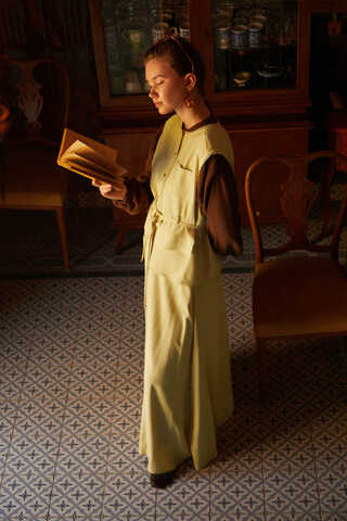 Cepli Viscon Keten Takım Sarı - 8