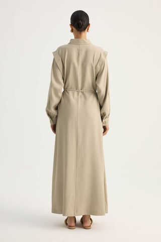 Polo Yaka Elbise Taş - 12