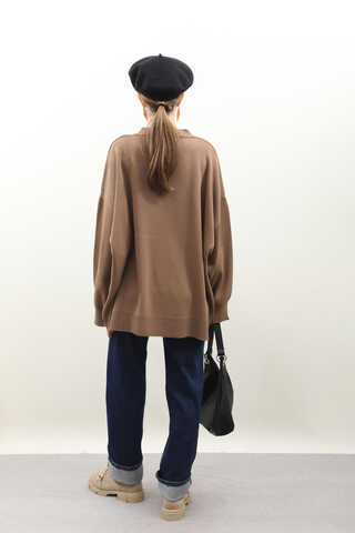 Polo Yaka Uzun Kazak Taba - 5