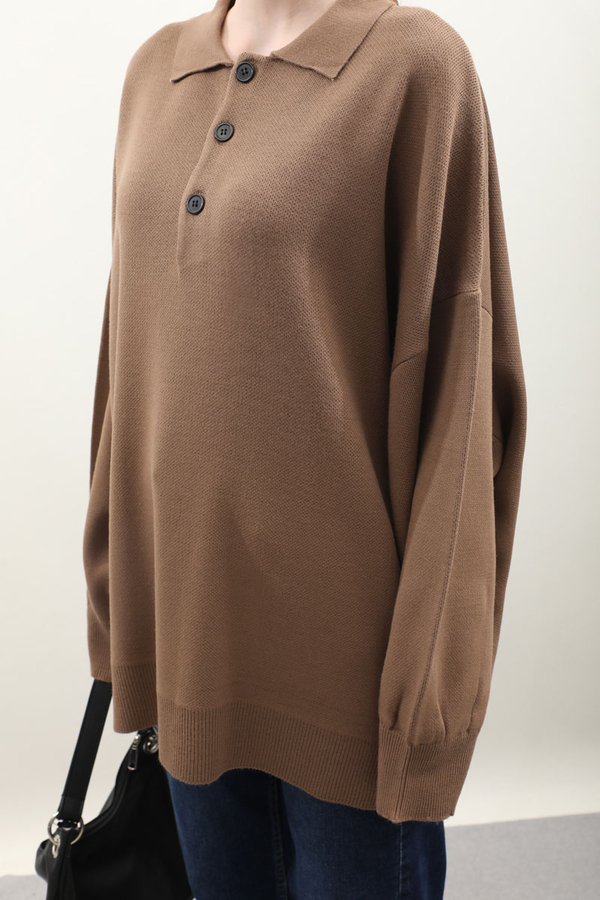 Polo Yaka Uzun Kazak Taba - 3