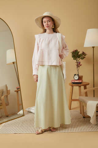 Poplin Etek Tereyağı Sarısı - 5