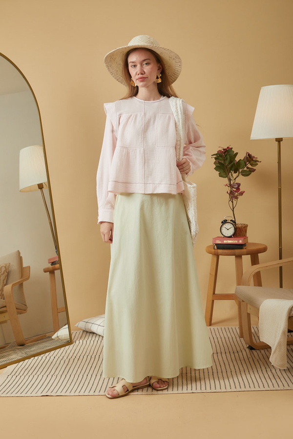 Poplin Etek Tereyağı Sarısı - 5