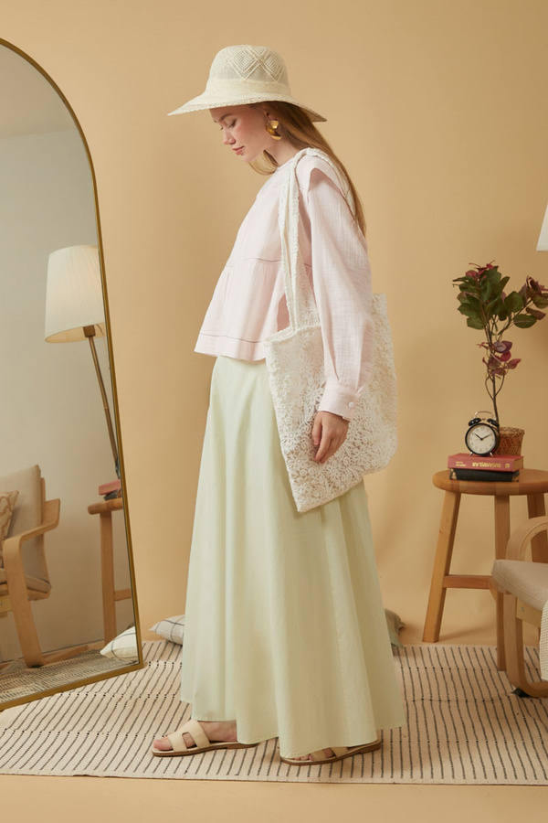 Poplin Etek Tereyağı Sarısı - 6