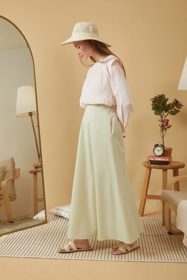 Poplin Etek Tereyağı Sarısı - 10