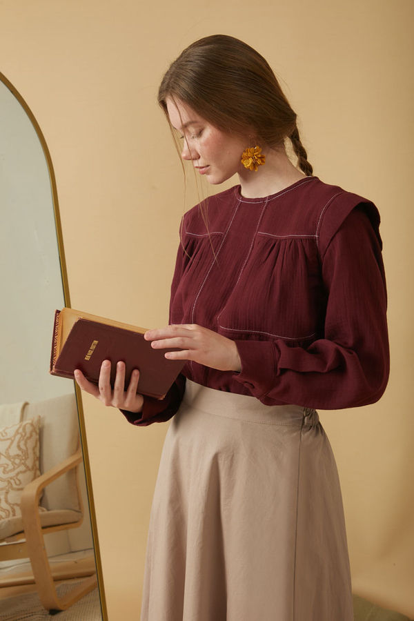 Poplin Etek Vizon - 15