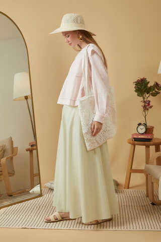 Poplin Skirt Butter Yellow - 6