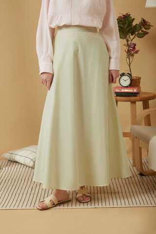 Poplin Skirt Butter Yellow - 7