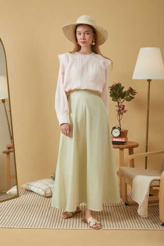Poplin Skirt Butter Yellow - 9