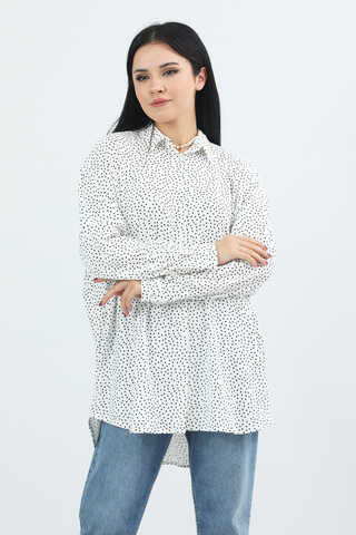 Puantiye Desenli Gömlek - 2