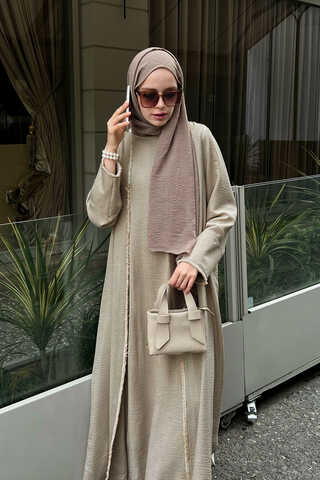 Püsküllü Abaya Takım Taş - 3