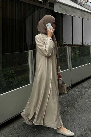 Püsküllü Abaya Takım Taş - 8