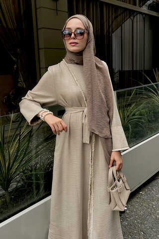 Püsküllü Abaya Takım Taş - 1