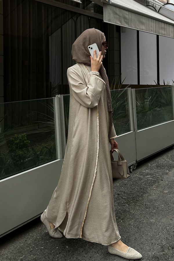 Püsküllü Abaya Takım Taş - 8