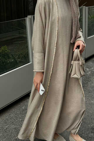 Püsküllü Abaya Takım Taş - 5