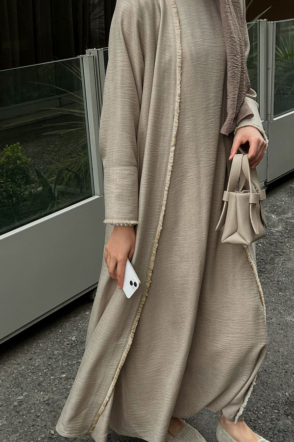 Püsküllü Abaya Takım Taş - 5