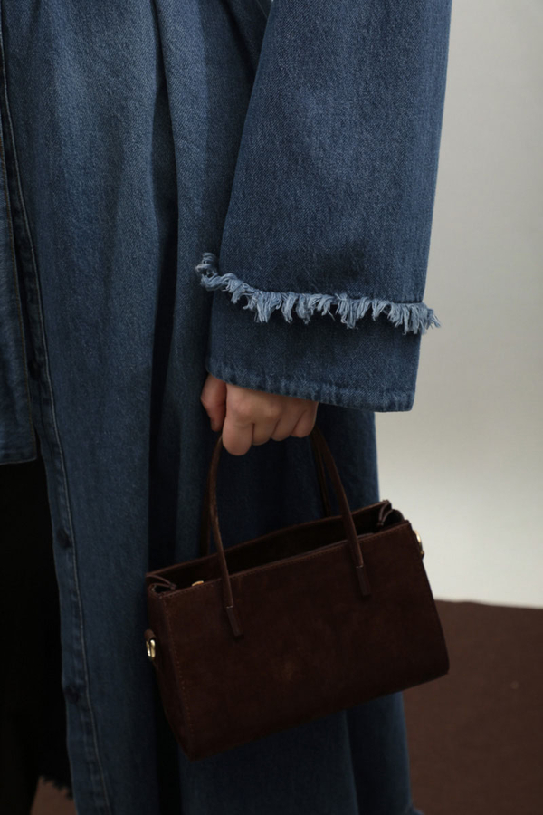 Püsküllü Denim Kap Koyu Mavi - 16