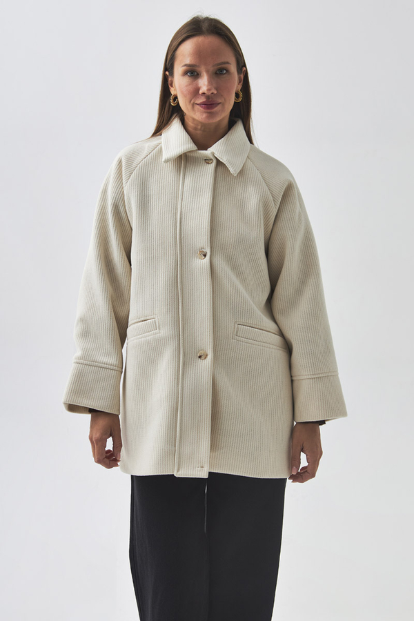 Reglan Kol Kısa Kaban Ekru - 6