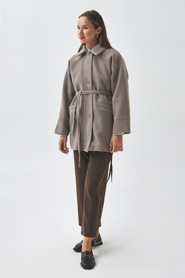 Reglan Kol Kısa Kaban Vizon - 2