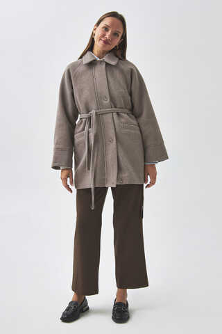 Reglan Kol Kısa Kaban Vizon - 7