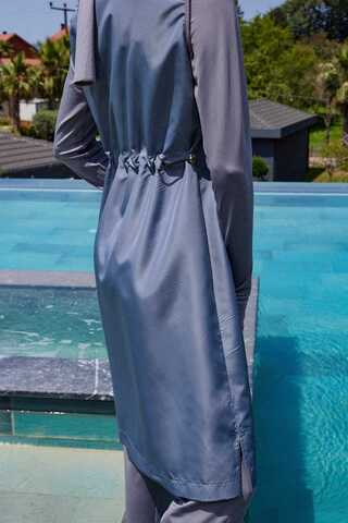 Reglan Kol Tesettür Mayo Takım Gri - 10