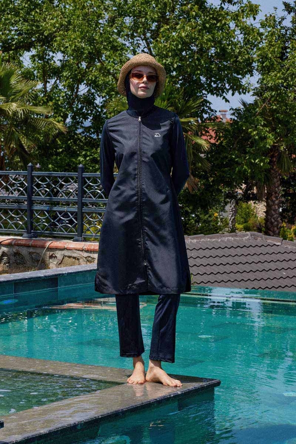 Reglan Kol Tesettür Mayo Takım Lacivert 