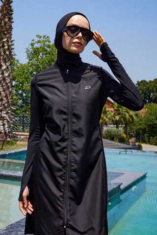 Reglan Kol Tesettür Mayo Takım Siyah - 1