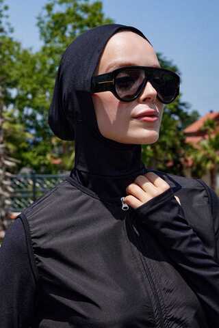 Reglan Kol Tesettür Mayo Takım Siyah - 4