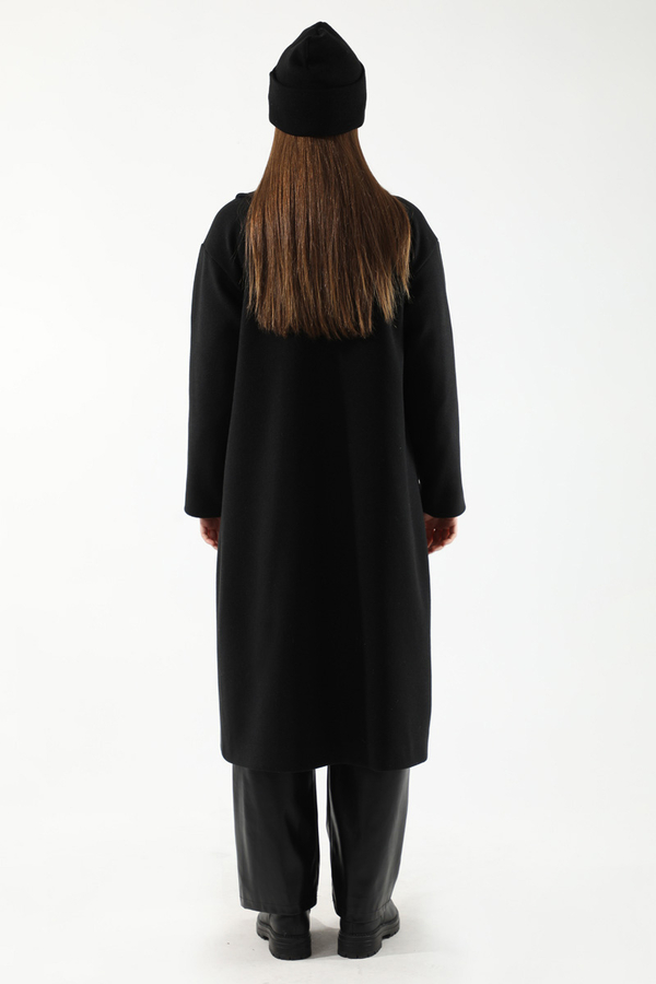 Ribana Collar Cachet Coat Black - 6