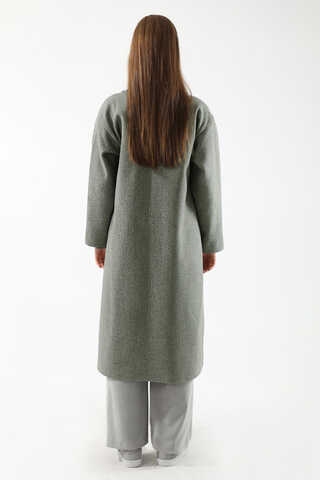 Ribana Collar Cachet Coat Grey - 6
