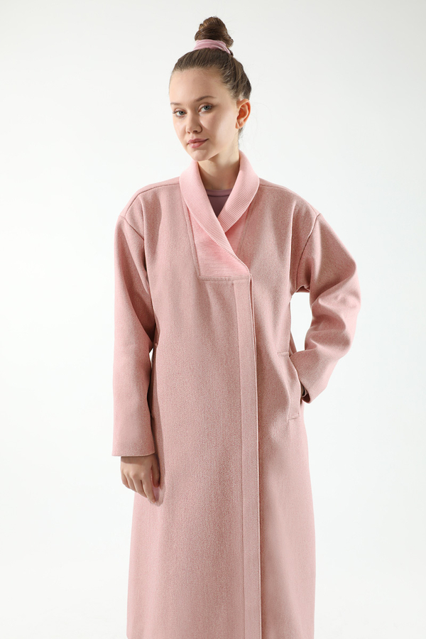 Ribana Collar Cachet Coat Pink - 2