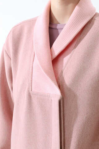 Ribana Collar Cachet Coat Pink - 4