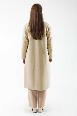 Ribana Collar Cachet Coat Stone - 6