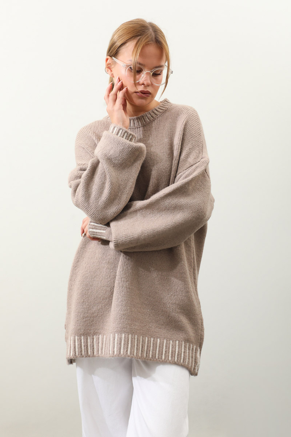 Ribanası İki Renkli Kazak Vizon - 5