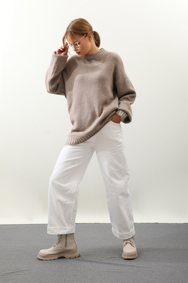 Ribanası İki Renkli Kazak Vizon - 7