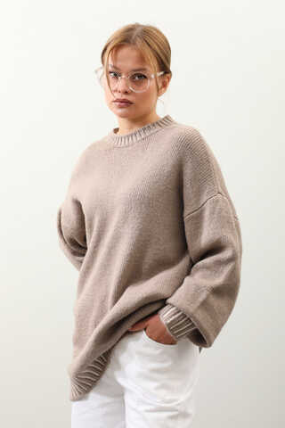 Ribanası İki Renkli Kazak Vizon - 8